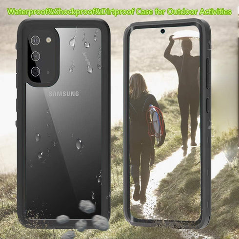 Compatible with S20 Waterproof Case, IP68 Underwater Dirtproof Shockproof Built in Screen Protector Full Body Protective Cover for Samsung Galaxy ...