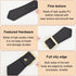 FINGERINSPIRE 4 Sets Leather Sew-On Toggles Closures Black Imitation Leather Toggle Buckle Vintage Leather Toggle Buttons Metal Leather Clasp Fast...