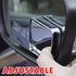 Blind Spot Mirror For Car, Adjustable 360° Wide Angle Side Rear View Mirror, 2Pcs Fan Shape HD Glass Convex Rear View Mirrors, ABS Rearview Mirror...