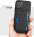 ENCASED Protective iPhone 12 Pro Max Wallet Case with Card Holder (Black)...