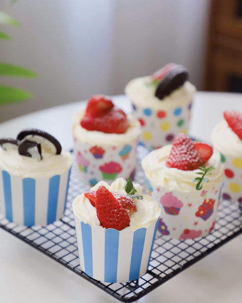 Quality Cupcake Baking Cups Disposable Cake Baking Cup Cupcake Muffin Fit Home Party(100pcs)...