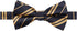 Jacob Alexander Woven Double Stripe Men's Pre-Tied Banded Bow Tie...