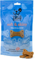 Wags & Wiggles Soft & Shiny Treats for Dogs, Chicken Flavor, 5.5 oz Resealable Bag | Skin & Coat Support Functional Treats for Dogs with Salmon fo...