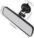 Rear View Mirror?Anti-Glare HD White Mirror Universal Car Interior Rearview Mirror with Adjustable Suction Cup, Car Mirror for RV Marine Auto Boat...