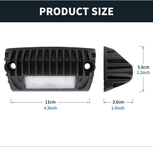 SUPAREE Led RV Lights Exterior, 12 Volt Exterior RV Lights, Led RV Porch Light 750 Lumen Black Lighting Fixture Kit Replacement for RVs Trailers C...