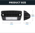 SUPAREE Led RV Lights Exterior, 12 Volt Exterior RV Lights, Led RV Porch Light 750 Lumen Black Lighting Fixture Kit Replacement for RVs Trailers C...