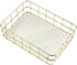 Golden Metal Wire Cabinet Organizer Storage Organizer Bin Basket Tray - for Kitchen Pantry Pantry Fridge, Closets, Garage Laundry Bathroom 9.45"X6...