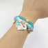 Kawaii Bracelets Crystal Beads Bracelet Set Cute Cartoon Elastic Beaded Pearl Bracelets Jewelry for Women Bff Friendship Gift...