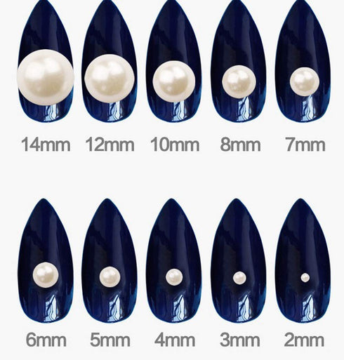 80pcs 12mm Cabochon Faux Dome Round Flatback Pearl Beads Half Pearls Beads for DIY Crafts Making (Ivory)...