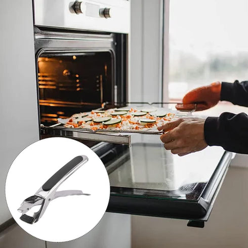 Square Air Fryer Rack,3 Layer Stainless Steel Stackable Dehydrato-r Rack with An-ti-scalding Clip,Stainless Steel Multi-Layer Dehydrato-r Rack Air...
