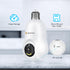 Jennov 2K/3MP Light Bulb Security Camera, 2.4Ghz Wi-Fi Security camera Wireless Outdoor, 360° Indoor Light Socket Camera Easy Installation, Auto T...