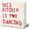 This Kitchen is for Dancing Sign, Red Kitchen Decor, Aesthetic Kitchen Decor, Funny Kitchen Signs, Funny Kitchen Decor, Kitchen Decorations for Co...