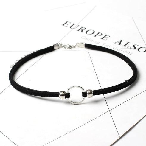 Fesciory Black Choker Necklaces for Women, Adjustable Layered Velvet Leather Lace Choker Collar Necklace, Goth Jewelry Gifts....