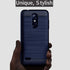 for LG K30 2018 Slim Case,LG Phoenix Plus Case,Thin Silicone Soft Skin Flexible TPU Carbon Fiber Anti-Scratch Shockproof Protective Cover for LG P...