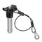 uxcell Ball Locking Pins with Button Handle, 304 Stainless Steel Triangular Cap Push-Button Quick Release Pin with 24.5cm Rope (10mm-31mm)...