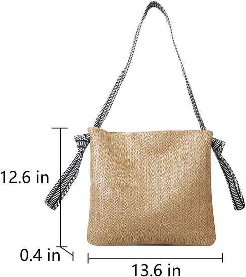 Summer Purses Shoulder Bag Tote Bag For Women Beach Bag Straw Bag,Beach Vacation Essentials Straw Beach Bag...