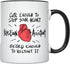 YouNique Designs Cute Enough to Stop Your Heart Skilled Enough to Restart Coffee Mug, 11 Ounces, Physician Assistant Gifts, Physician Assistant Gi...