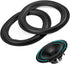 2pcs 6 inch Perforated Rubber Speaker Foam Edge Surround Rings Replacement Parts for Speaker Repair or DIY...