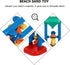 Water Wheel Toy 1 Set Plastic Kids Beach Sandbox Toys Outdoor Beach Sand Hourglass Water Sifting Funnel for Summer Beach Sand Table (Random Color)...