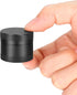 Small Daily Pill Box - Portable Waterproof Metal Pill Case for Pocket or Purse Aluminium Alloy Round Travel Pill Container Medicine Vitamin Organi...