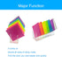 iKyce Sticky Notes Pad Holder Clear, Acrylic Sticky notes Dispenser, Funny Desk Supplies Organizer That Can Be Easily Assembled By Yourself (78020...
