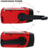 FM/AM/NOAA Weather Radio Hand Crank Self Powered Solar Portable Mini Emergency Survival Radios with 3 LED Super Bright Flashlight 2000mah Battery ...