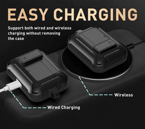 for JBL Vibe 200TWS/JBL Vibe Beam Case Cover Lock Clip with Cleaner Kit,Cool JBL Vibe 200TWS Protective Case Cover Men Women with Carabiner Compat...