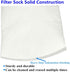 7 Inch Ring by 18 Inch Long Filter Sock Bags 1 Micron, 5 Micron, 50 Micron, 100 Micron - Aquarium Felt Fabric Sump Filter Bag - 1 Pack (100 Micron...