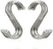20 Pack 3.4" S Shaped Hooks Stainless Steel Metal Hangers Hanging Hooks for Kitchen, Work Shop, Bathroom, Garden...
