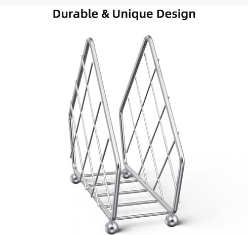 Vertical Napkin Holder for Dining Table Décor, Freestanding Metal Paper Holder for Kitchen Countertop, Heavy Duty Napkin Paper Organizer, Durable ...