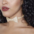 Sethexy Sparkly Rhinestone Choker Glitter Bowtie Necklace Bowknot Tennis Chain Party Nightclub Wedding Costume Jewelry for Women...