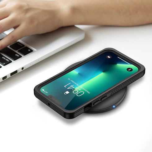 Lanhiem for iPhone 13 Pro Case, IP68 Waterproof Dustproof Shockproof Cases with Built-in Screen Protector, Full Body Protective Front and Back Cov...