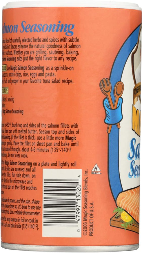 Chef Paul Prudhomme's Magic Salmon Seasoning 7 oz 3 Pack...