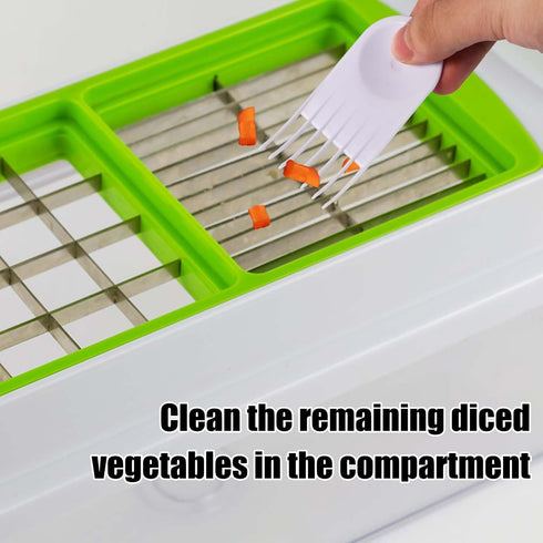 2pcs Vegetable Chopper Cleaning Tool Fork, Salad Onion Chopper Cleaning Tools Vegetable Cutter Cleaning Comb Cleaner Kitchen Tools for Fullstar Mu...