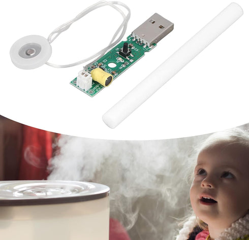 Mist Maker Humidifier,Atomization Module with Switch Control Timing Shutdown Humidifier DIY Mist Atomizer USB Board Atomization Modules 740 Holes ...