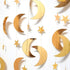 Decor365 Gold Moon Star Garland Ramadan Decorations Hanging Twinkle Little Star Two The Moon Birthday Party Decoration Graduation Decor Starry New...