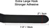 2 x 48 Inch Hook and Loop Cable Tie, 6 Pack Heavy Duty Adjustable Fastening Adhesive Cinch Strap with Plastic D-ring Buckle, Multi-Purpose Reusabl...