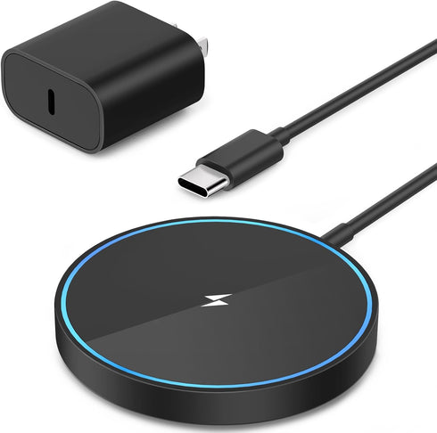 Magnetic Wireless Charger Fast Mag Safe Charger Compatible with iPhone 15 Pro Max/15 Pro/15/15 Plus/14/13/12 Series, 2024 Upgraded Nano Mag-Safe L...
