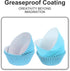 uxcell 100 Pcs Cupcake Liners, Muffins Paper Baking Cups Wrappers Standard Greaseproof for Baking Cupcake Wrapper, Sky Blue...