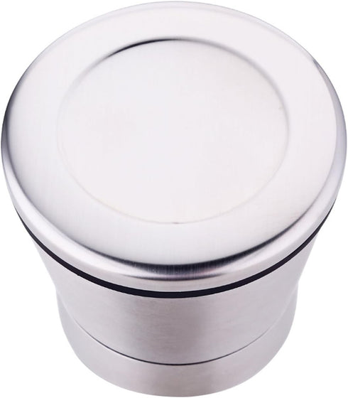 BlueSnail Stainless Steel Manual Grips Glass Salt Pepper Grinder Seasoning Bottle (5.1", Silver)...