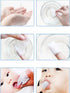 120Pcs Baby Teeth Soft Gauze Finger Clean Oral Hygiene Tongue Milk Stain Cleaning for 0-2 Years Old...