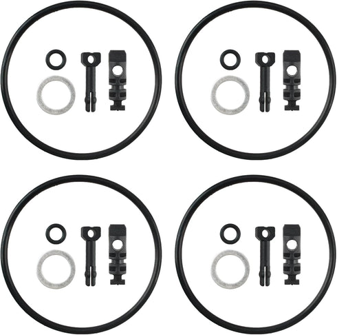 4PCS Engine Oil Filter with Seals Replaces 26350-2M000 Compatible With Hyundai Accent 2020-2022 Compatible With Elantra Compatible With Kona Compa...