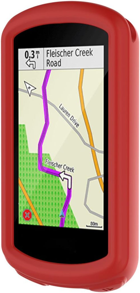 MOTONG Silicone Protective Case for Garmin Edge 1030(Silicone Red)...