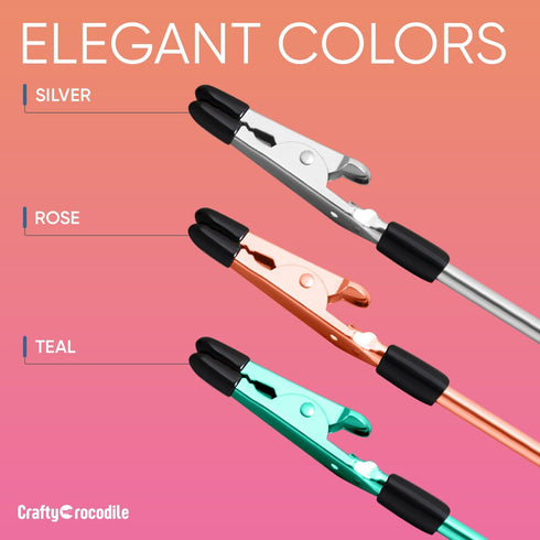 CraftyCrocodile Set of 3 Bracelet Helper Tool - Fastener Tool for Bracelet, Necklace, Jewelry, Watch - Clasp Helper - Portable, Easy-to-Use, Made ...