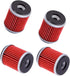 6-PACK Oil Filter Oil Filters Replacement Fit for Yamaha YZ250 XT250 YBR250 YFZ450 YFZ450R YFZ450W YFZ450X YFZ459R YZ250F YZ450F WR250F WR250R WR4...