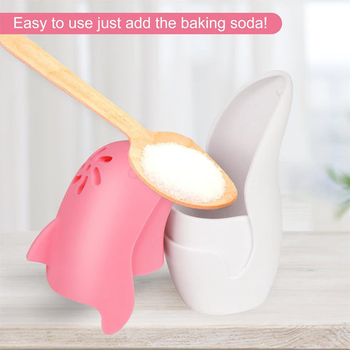 Cute Fridge Deodorizer, Dolphin Fridge Cleaner, Freezer Odor Freshener, Add Baking Soda Reusable Fun Kitchen Gadgets?Pink?...