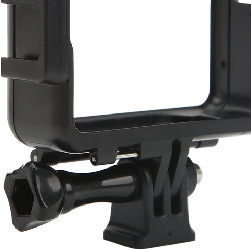 Fydun Action Camera Housing Frame Case ABS Protective Frame Mounting Bracket for Insta360 One R RS with Cold Shoe Housing Case Bracket Accessories...