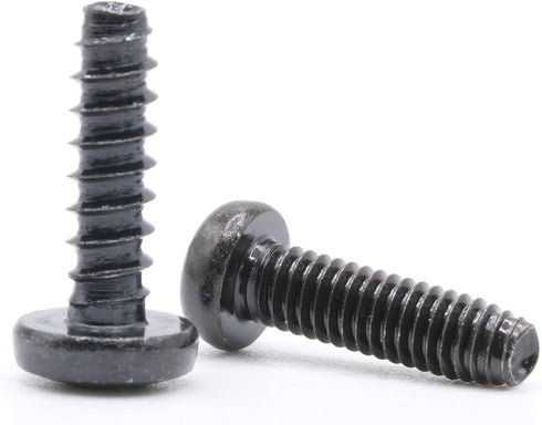 ReplacementScrews 2 Sets of Metric Screws (Model RS-198452) Pan Head - Philips Drive - Black Plated (Pack of 8)...