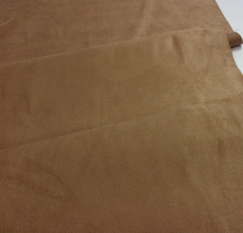 Mybecca Microsuede Fabric 58/60" Width Fabric by The Yard Color : Mocha (1 Yard, 36"x58") (Precut into 1 Yard Pieces by Prime)...