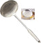 Skimmer Stainless Steel Large Slotted Spoon Colander Strainer Ladle for Cooking Heat Proof Hollow Handle Serving Utensil 14.96 inches...